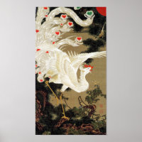 Old Pine Tree und White Phoenix von Ito Jakuchu