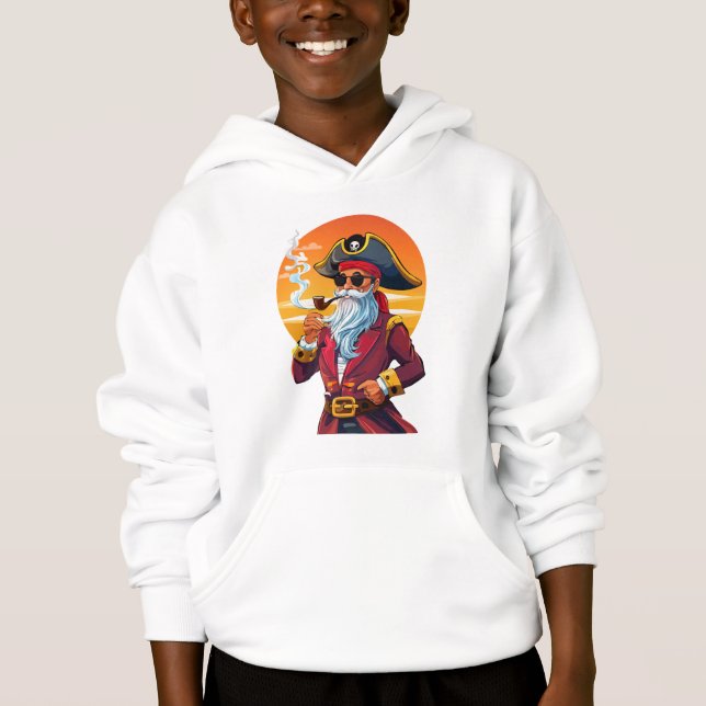 Old pirate captain hoodie (Vorderseite)