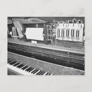 Old Player Piano Postkarte