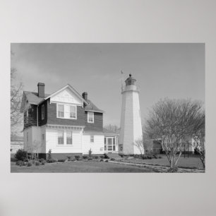 Old Point Comfort Leuchtturm Poster