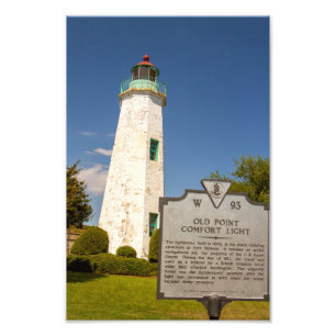 Old Point Comfort Lighthouse Fotodruck