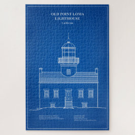 Old Point Loma Lighthouse - Kalifornien - AD Puzzle