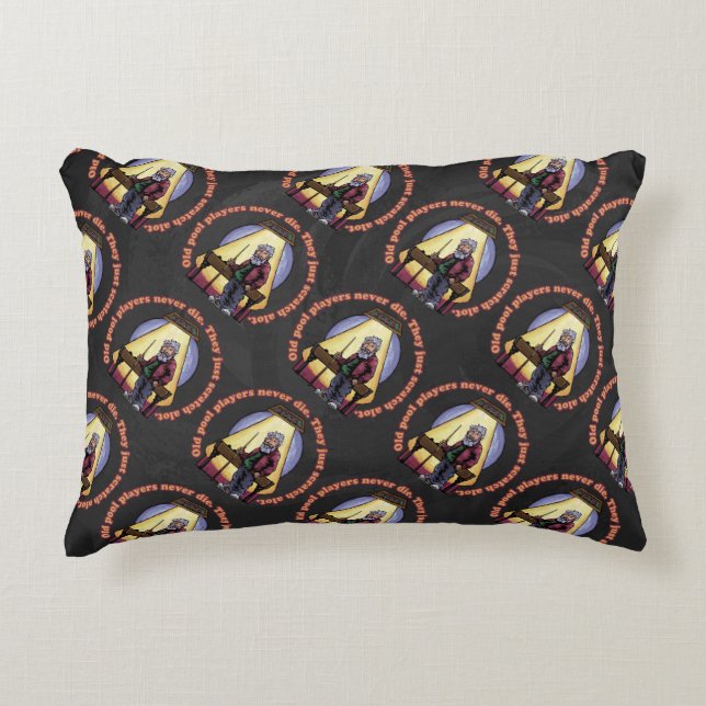 Old Pool Player Dekokissen (Vorderseite)