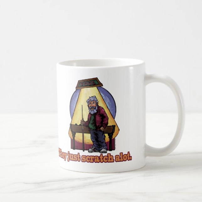 Old Pool Player Kaffeetasse (Rechts)