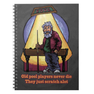 Old Pool Player Notizblock