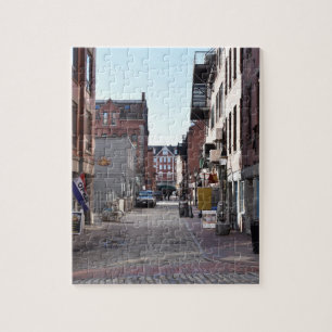 Old Port Portland ME Maine Cobblestone Street Puzzle