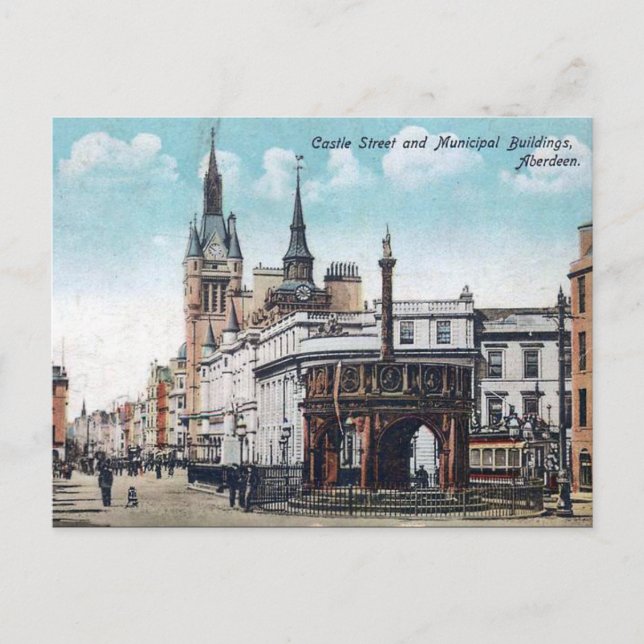 Old Postcard - Aberdeen, Schottland Postkarte (Vorderseite)