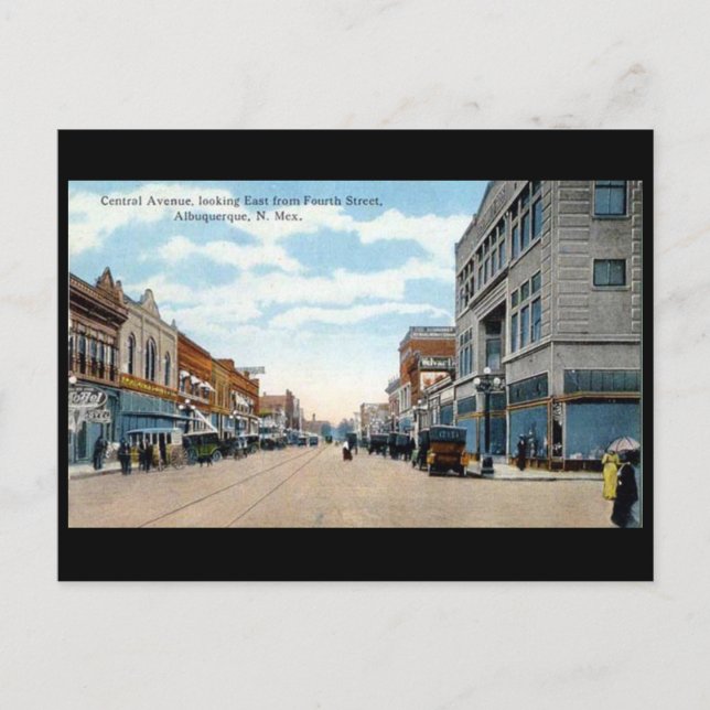 Old Postcard - Albuquerque, New Mexico, USA Postkarte (Vorderseite)