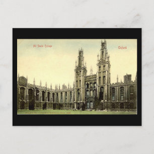 Old Postcard - Alle Soule Uni, Oxford Postkarte