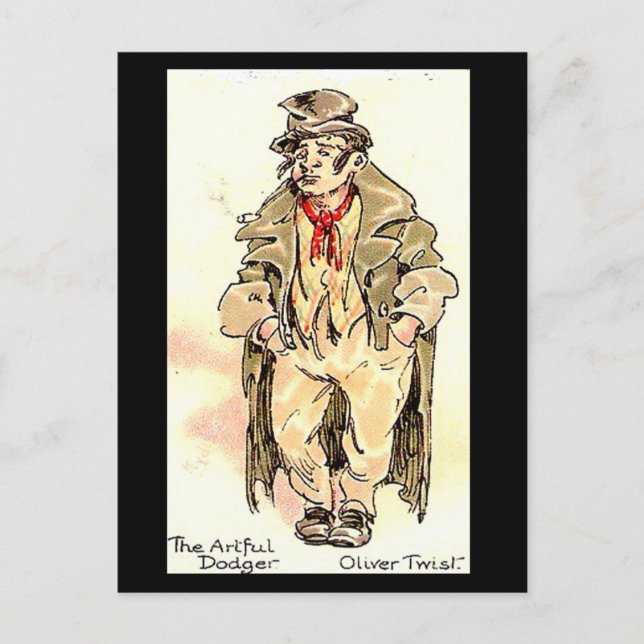Old Postcard - Arful Dodger von "Oliver Drehung" Postkarte (Vorderseite)