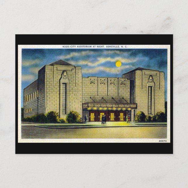 Old Postcard - Asheville, North Carolina, USA Postkarte (Vorderseite)