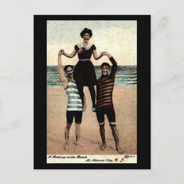 Old Postcard - Atlantic City, New Jersey, USA Postkarte (Vorderseite)