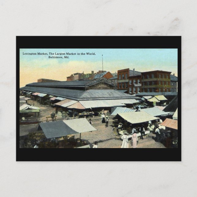 Old Postcard - Baltimore, Maryland, USA Postkarte (Vorderseite)