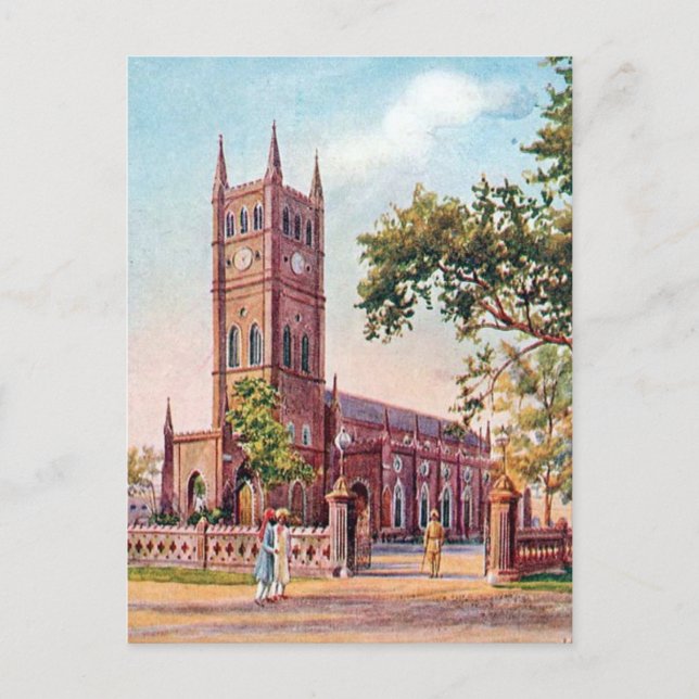 Old Postcard - Bangalore (Bengaluru), Indien. Postkarte (Vorderseite)