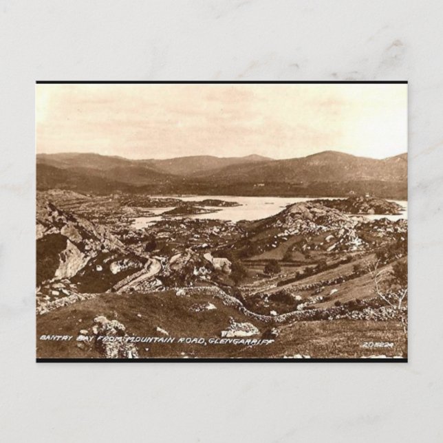Old Postcard - Bantry Bay, Grafschaft Cork, Irland Postkarte (Vorderseite)