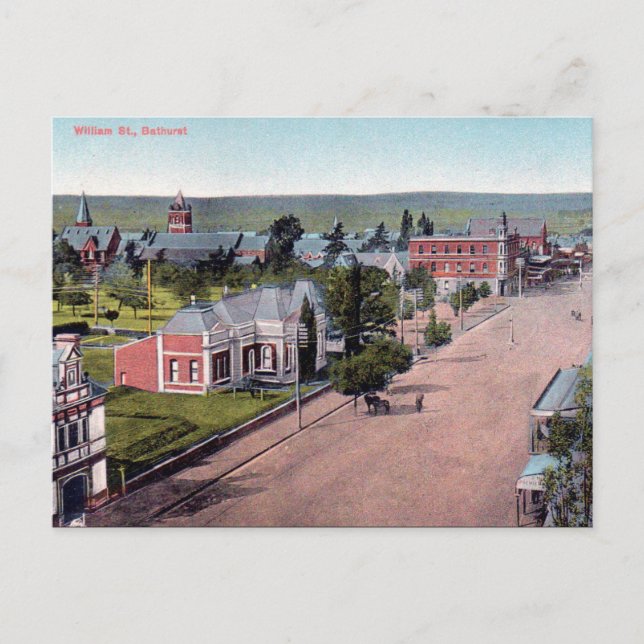 Old Postcard - Bathurst, NSW, Australien Postkarte (Vorderseite)