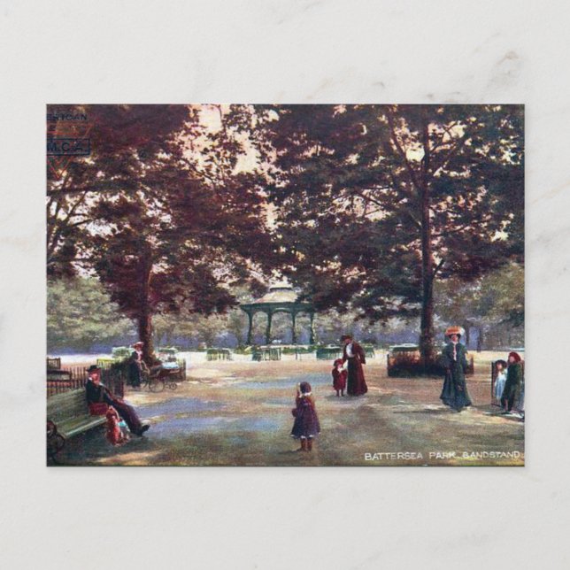 Old Postcard - Battersea Park, London Postkarte (Vorderseite)