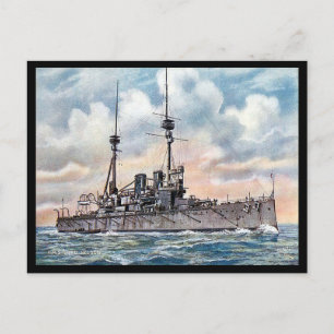 Old Postcard - Battleship HMS Lord Nelson Postkarte