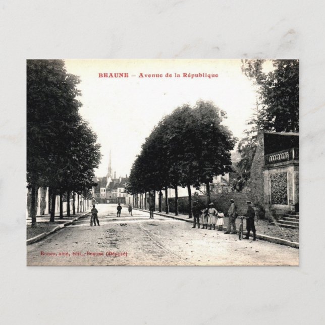 Old Postcard - Beaune, Côte d'Or, Frankreich Postkarte (Vorderseite)