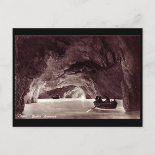 Old Postcard - Blue Grotto, Capri, Italien Postkarte
