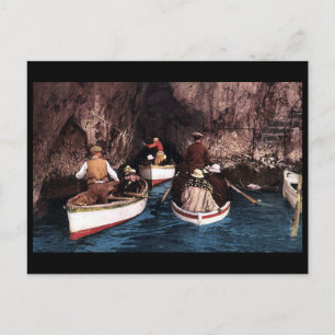 Old Postcard - Blue Grotto, Capri, Italien Postkarte