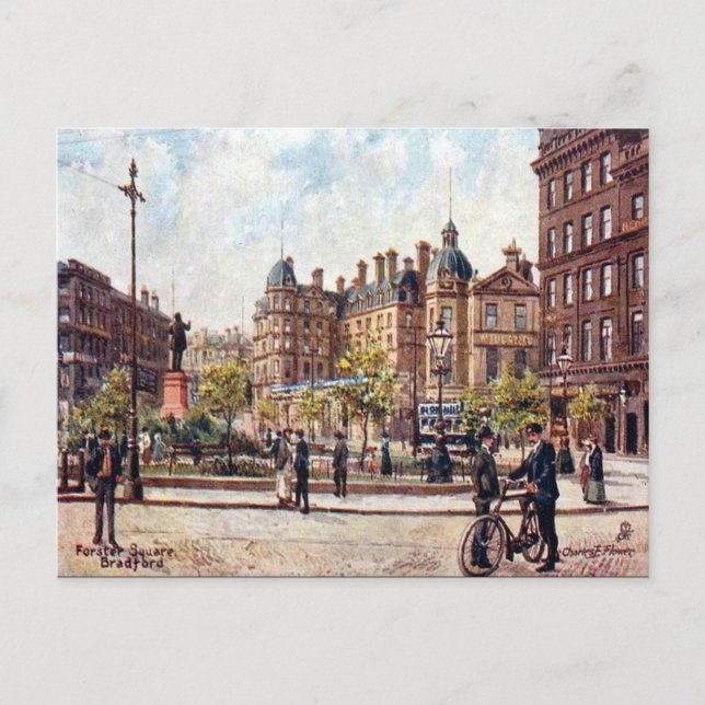 Old Postcard - Bradford, Yorkshire Postkarte (Vorderseite)