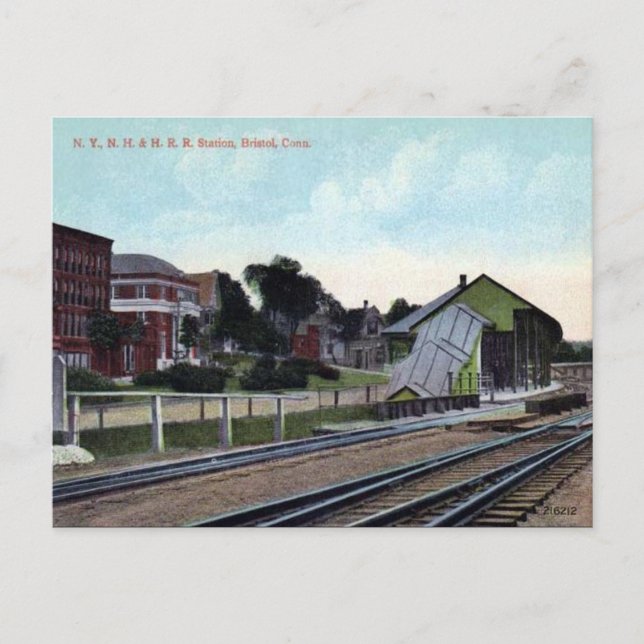 Old Postcard - Bristol, Connecticut, USA Postkarte (Vorderseite)
