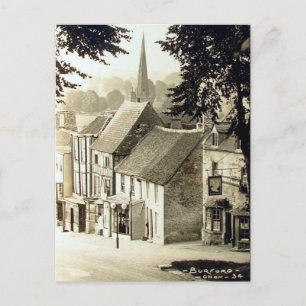 Old Postcard - Burford, Oxfordshire, England Postkarte