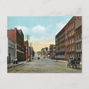 Old Postcard - Burlington, Iowa, USA Postkarte