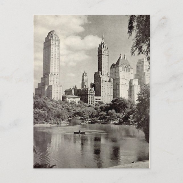 Old Postcard - Central Park, New York City Postkarte (Vorderseite)