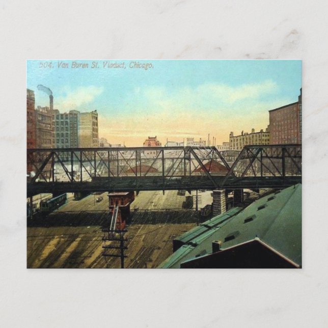 Old Postcard - Chicago, Illinois Postkarte (Vorderseite)