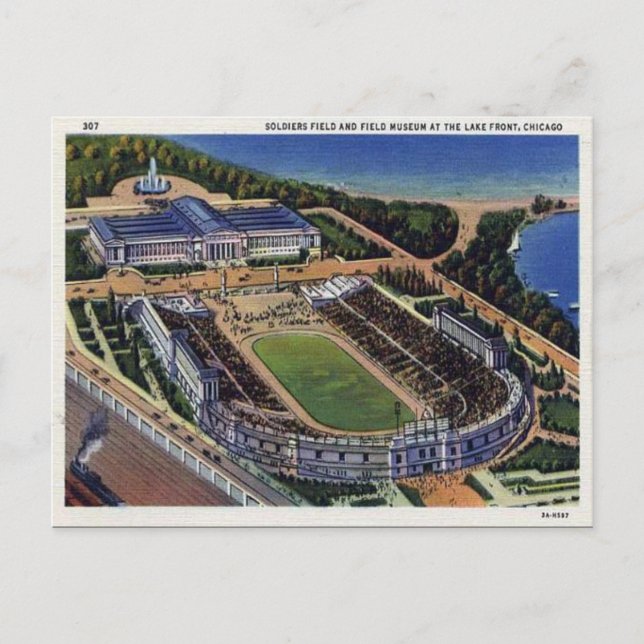 Old Postcard - Chicago, Illinois Postkarte (Vorderseite)