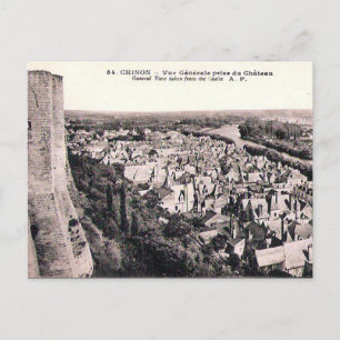 Old Postcard - Chinon, Indre-et-Loire, Frankreich Postkarte