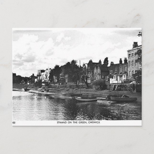 Old Postcard - Chiswick, London Postkarte (Vorderseite)