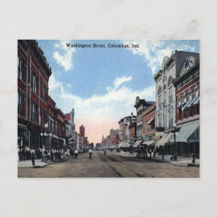 Old Postcard - Columbus, Indiana, USA Postkarte