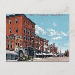 Old Postcard - Council Bluffs, Iowa, USA Postkarte