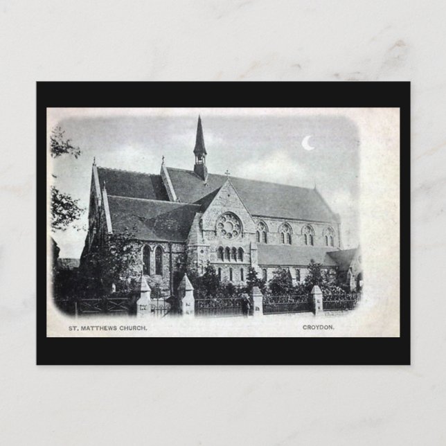 Old Postcard - Croydon, London Postkarte (Vorderseite)