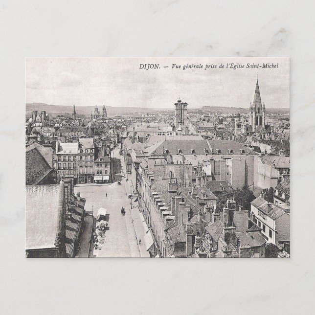 Old Postcard - Dijon, Côte-d'Or, Frankreich. Postkarte (Vorderseite)