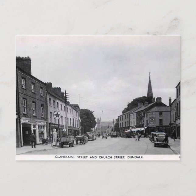 Old Postcard - Dundalk, Grafschaft Louth Postkarte (Vorderseite)