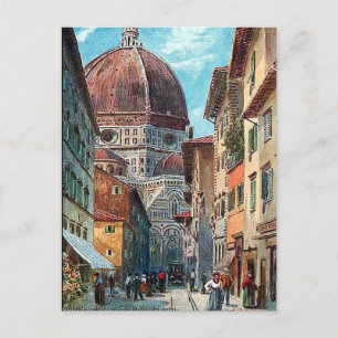Old Postcard - Duomo, Florenz, Italien Postkarte
