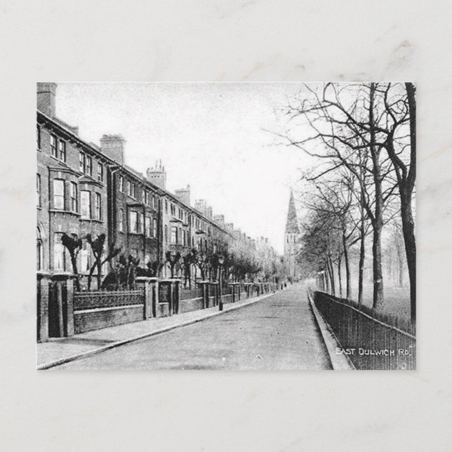 Old Postcard - East Dulwich, London Postkarte (Vorderseite)