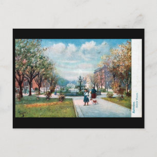 Old Postcard - Eutaw Place, Baltimore, Md. Postkarte