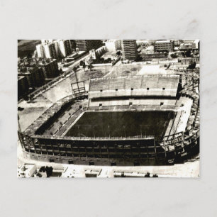 Old Postcard - Fußballstadion, Sevilla, Spanien Postkarte