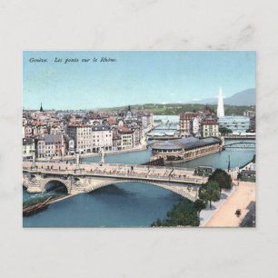 Old Postcard - Genf, Schweiz Postkarte