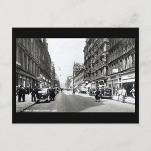 Old Postcard, Glasgow, Buchanan Street Postkarte