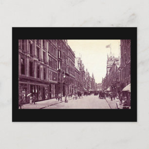 Old Postcard, Glasgow, Buchanan Street Postkarte
