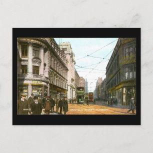 Old Postcard, Glasgow, Renfield Street Postkarte