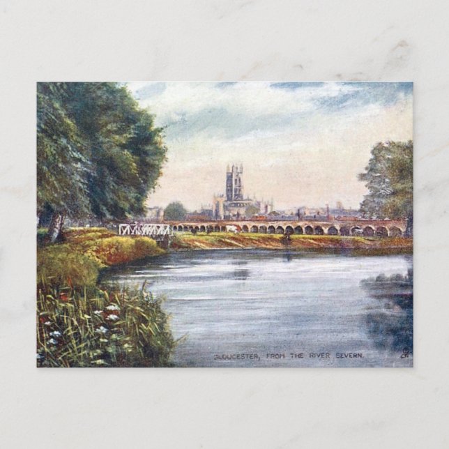 Old Postcard - Gloucester, England Postkarte (Vorderseite)
