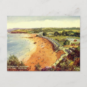 Old Postcard - Goodrington, Paignton, Devon Postkarte