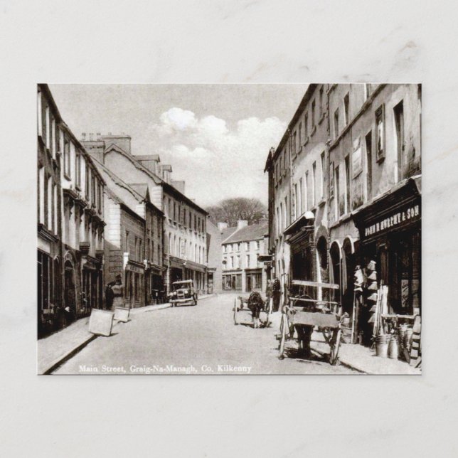 Old Postcard - Graig-na-Manager, Gran Kilkenny Postkarte (Vorderseite)